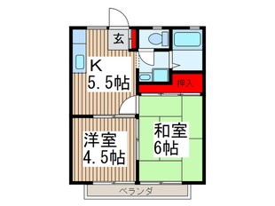 ときわハイツの物件間取画像